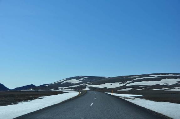 Início das highlands islandesas, no nordeste do país